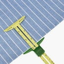 2 Pieces Sliding Gauge Sewing Measuring Tools T-Shaped Sliding Gauge Plasti