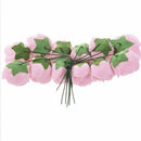 144pcs 2CM PE Rose Foam Mini Flower Bouquet Solid Color/wedding decoration  R2Y9