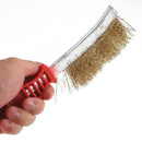 5X(Wire brush metal rust remover multipurpose cleaning brush Z4O8)