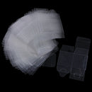 50PCS Wedding Favor Box Plastic Sweet Transparent PVC Cube Gift Candy Bag Sm- OZ