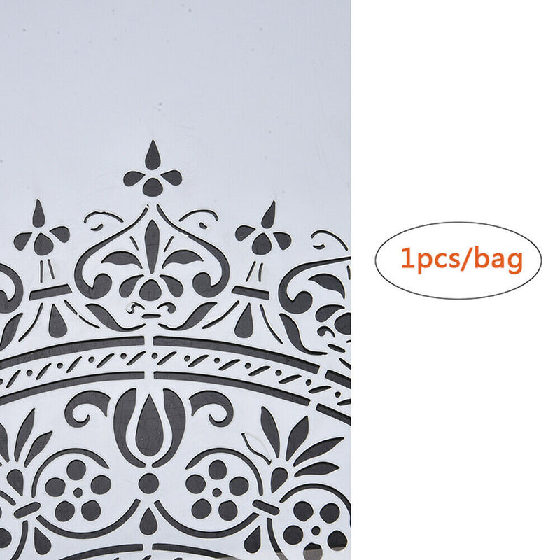 1*DIY Craft Mandala Stencils Template For Walls Painting Scrapbooking Stamping//