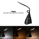 Fashion LED Desk Lamp Table Light Bluetooth Speaker Lamp Touch Control Black