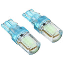 2X 12-24V T10 194 168 W5W COB LED CANBUS License Plate Wedge Light Bulb Ice Blue