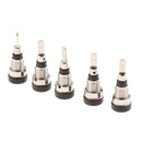 5Pcs 2mm Banana Plugs Female Jack Socket Plug Wire Connector Black