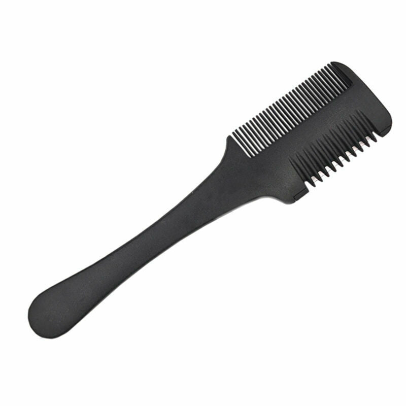 Professional Hair Razor Comb Black Shaving Cutting New.. Thinning Comb M6B9