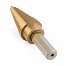 Titanium Step Drill Bit Set High Speed Steel | 3-Piece Set | Total 28 Sizes