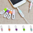5x Protector Saver Cover for Smart Phone Lightning USB Charger Cable Cord  Z