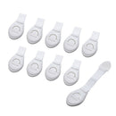 10pcs Infant Drawer Door Cabinet Cupboard Toddler Safety Lock A