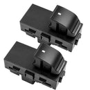 2X Power Window Switches Rear Driver & Passenger L+R Side for Chevy Gmc Yuk