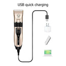 Professional Pet Hair Trimmer Kit Electric Dog Cat Grooming Clipper Machine