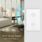 2 Gang WiFi Smart Light Wall Switch Touch Panel Voice Control US Standard A