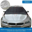 Car Windshield Cover Snow Frost Ice Magnetic Sun Protector Scraper Truck Su Y8W0