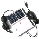1W 6V polycrystalline solar panel laminated glass plate with frame DC3M lin