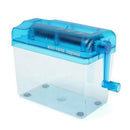 Mini Blue Shredder Crusher Destroyer Paper Documents Cutting Machine R9H8