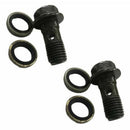 Motorcycle Double Banjo Bolt M10 *1.25Pitch Brake Dual Line Hose Dirt Pit Bike3C