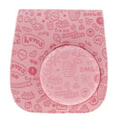 Photo Camera Leather Case Bag Cover for   Polaroid Mini 8 Instax Pink