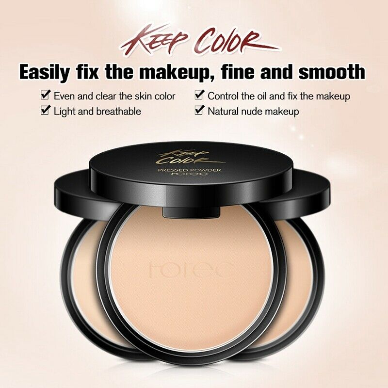 Rorec Mineral Pressed Face Powder Concealer Base Makeup Performance Wear Po F5Z3
