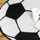 Round football Carpet Living Room Parlor Mats Children Kids Boys Bedroom Ca U4V9