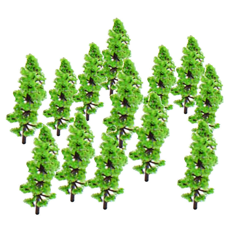 100 Fir Tree Models for Park Train Railway Landscape Layout 1:160 to 1:220 Scale