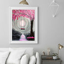 Full Round Drill Diamond DIY 5D Painting Pink Swing Kit Drawing Ornaments