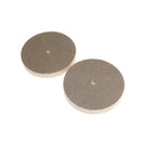 2x 6Inch 150*25mm Polishing Buffing Grinding Wheel Wool Felt Polisher Disc Pad Z