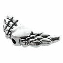 30-Piece Angel Wing Charm Spacer Beads for Jewelry Making, 21mm, Tibetan Si