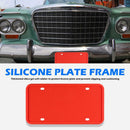 License Plate Frame Thick Silicone US America Canada License Plate Tag Holder