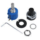 with Turn Counting Dial 100K Ohm 3590S-2-104L Rotary Potentiometer Pot 10