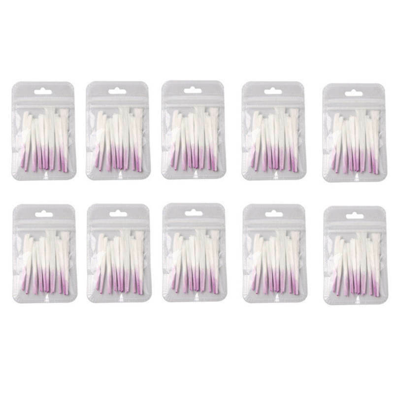 100PCS Fiber Stud Fiberglass Nail Extension Acrylic Tips Manicure Salon Tools