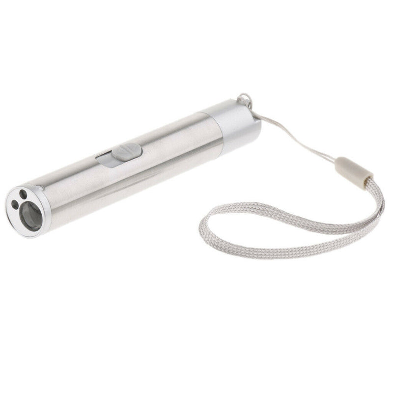 USB Mini Lighting Torch - Pen Size Stainless Steel Waterproof LED Flashlight -