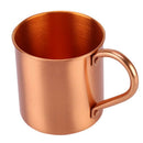 Pure Copper Moscow Mule Mug Solid Smooth Without Inside Liner For Cocktail