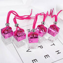 Car Air Freshener Perfume Bottle Smell Odor Hanging Bottle Pendant Aroma