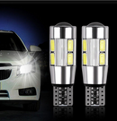 2x T10 501 194 W5W 5630 LED 10 SMD CANBUS ERROR FREE Car Side Wedge Light Lamp
