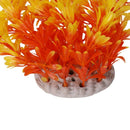 Aquarium Artificial Orange Lang Artificial Plant Decoration 50cm
