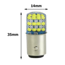 2x 1157 Strobe Flashing 24SMD LED Car Brake Turn Signal Light Bulbs (White)
