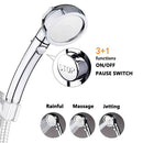 Handheld Shower Head with Hose - 3 Spray Settings High Pressure Shower Head