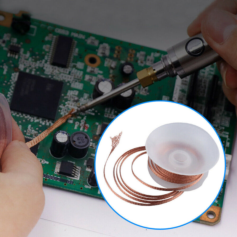 Wholesale 3.5mm 1.5M Desoldering Braid Solder Remover Wick Wire Repair Tool 1PC