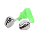 5x/lot Bite Alarms Fishing Bells Fishing Accessory Clip Bells Ring Green ABS JR