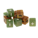 10pcs/pack 6 Sided Maths Dices Role Playing Game Polyhedral Dice for Toys