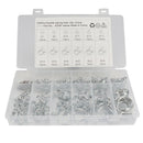 100PCS Purpose Fuel Line Hose Clamp Assortment Kit Stainless Steel Spring Clips