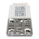 Domestic Sewing Machine Foot Presser Rolled Hem Feet Selvage Crimping Press