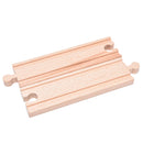 Wooden Train Straight Track Railway Accessorie Compatible All Major Brandsd`3C