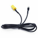 1PC Car MINI ISO 6Pin to 3.5MM Jack Audio Device External Aux Cable Adapter K3N8