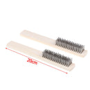 2PCS/Set Stainless Steel Brush Small Wire Brushes For Metal Rust Cleaning  OZ