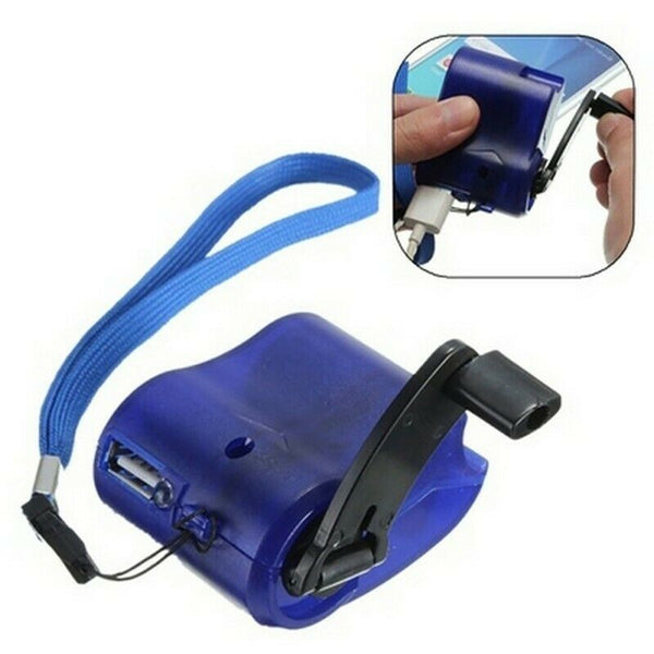 Edc Usb Phone Emergency Charger For Camping Hiking Outdoor Sports Hand Cran F1H4
