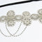 2x Tassel 20s Crystal Rhinestone Fascinator Headpiece Headband Bridal
