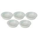 5x Birdseed Bowl Flat Bottom Birds Feeding Dishes Birdbath Accessories 18cm