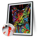 Colorful Cat DIY Oil Painting By Number Acrylic Paint On Canvas Home Decor