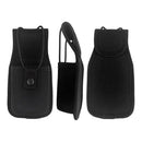 Universal Belt Walkie Talkie Case Holder Pouch Bag for Two Way Radio Black