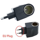 EU Car Power AC / DC Converter 220V to 12V Car Charger Socket